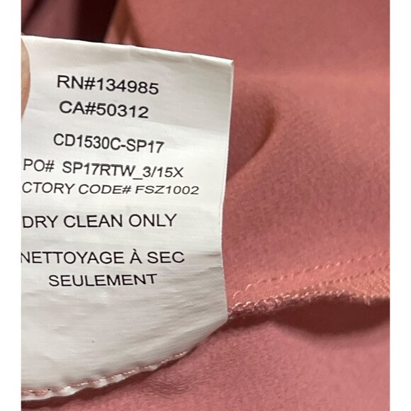 For Love & Lemons Churro Mini Dress Pink Flamenco L Large Ruffle Hem - Picture 9 of 9